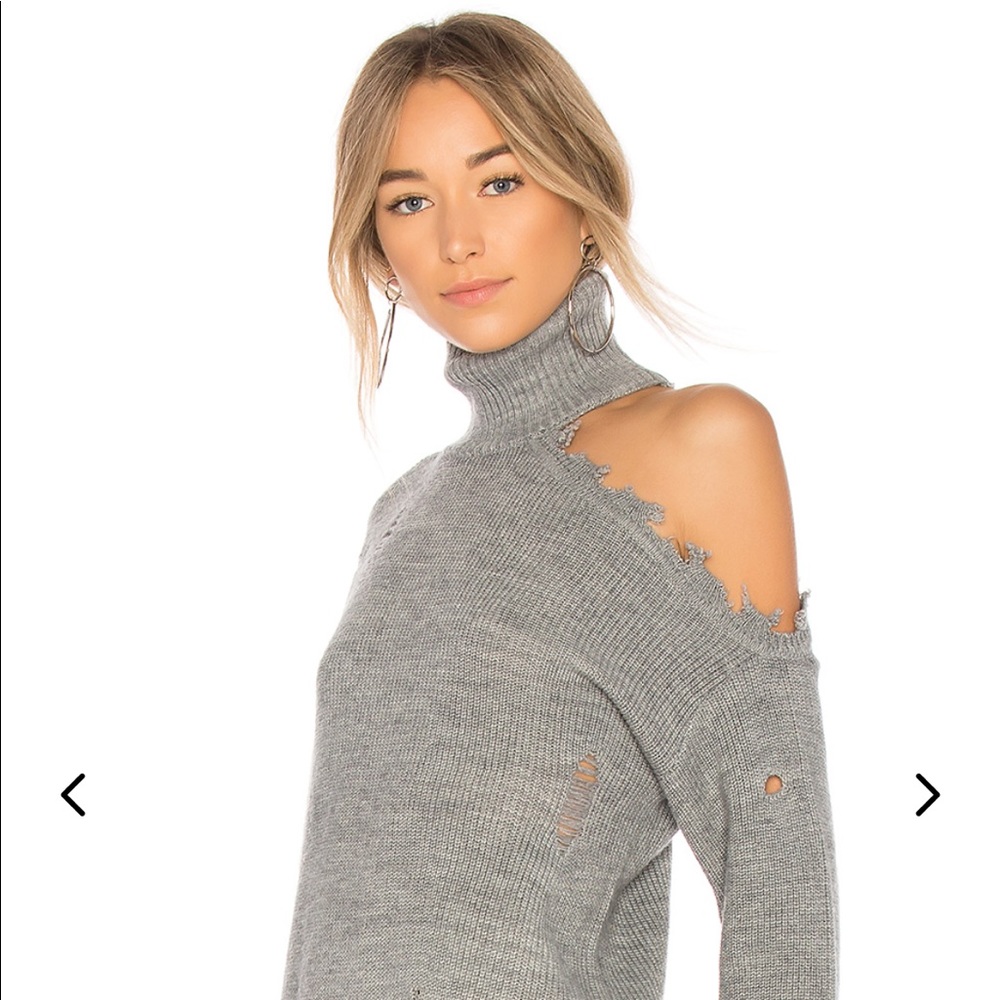 Lovers & Friends Arlington Sweater Heather Grey M